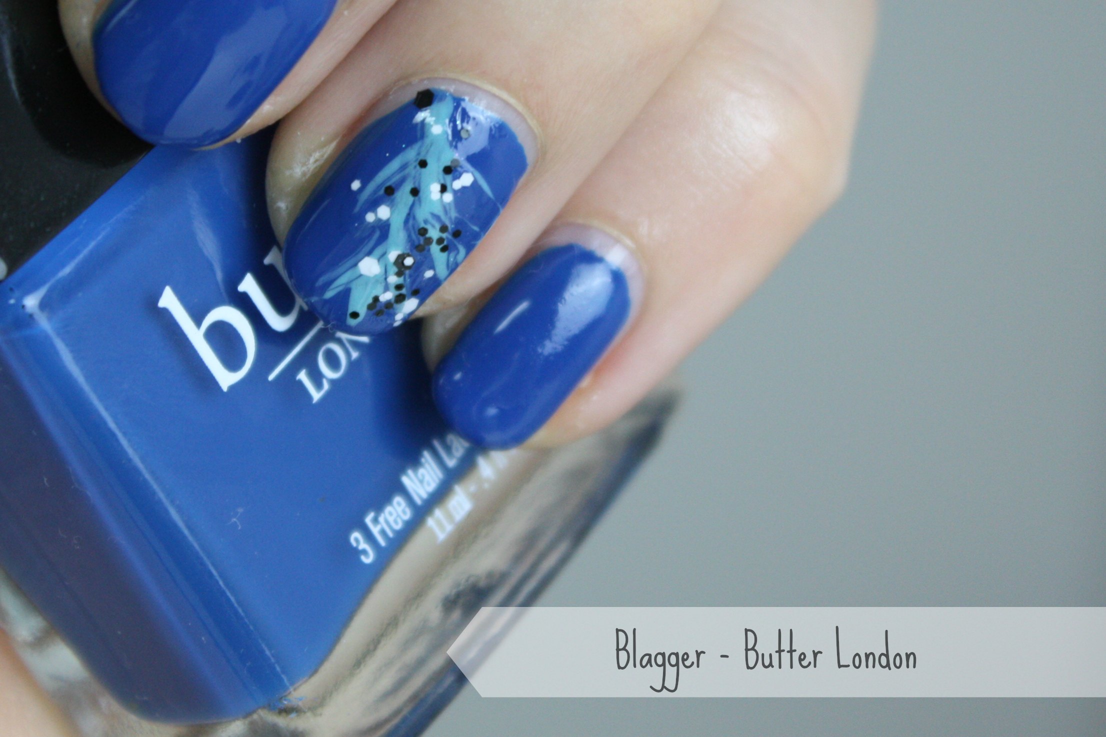 Butter London Blagger Nail design