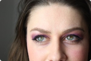 Make up violett